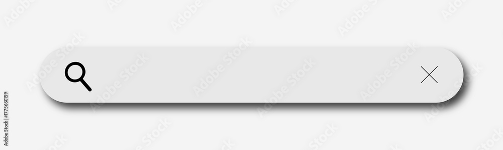 Obraz premium Apps and web search bar