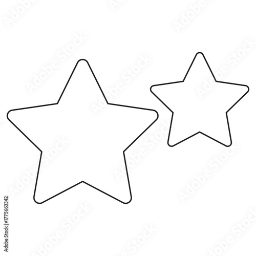 Star Icon, Five-Star Rating, Top Performer, Star Achiever, Excellence Star, Quality Rating, vector