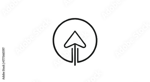 Lightweight indicator outline icon vector