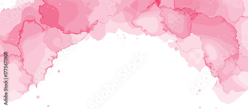 Abstract Pink Watercolor Wash Background with Elegant Design for Artistic Projects