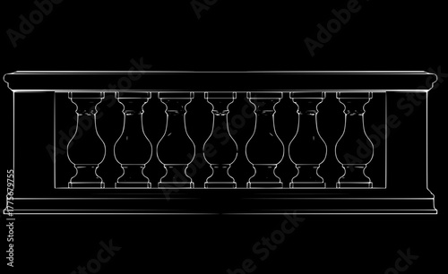 2D Balustrade  SVG