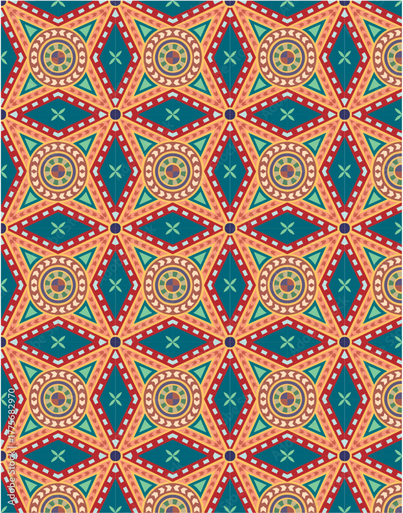 Fototapeta premium abstract seamless pattern