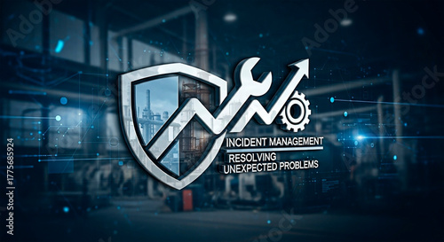 Incident management design for the concept of technology. 