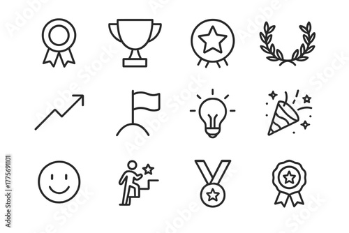 Mentorship Icons Collection. Mentorship and support networks. Line outline icon set of Mentorship and support