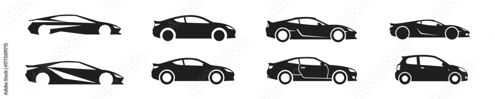 Valokuva 8 Car icon set
