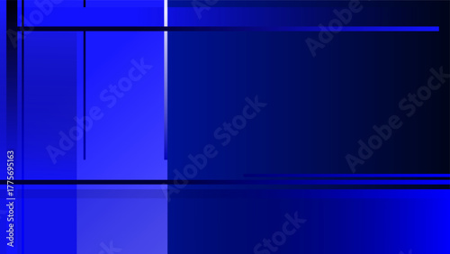 Fading blue geometric rectangle lines abstract background