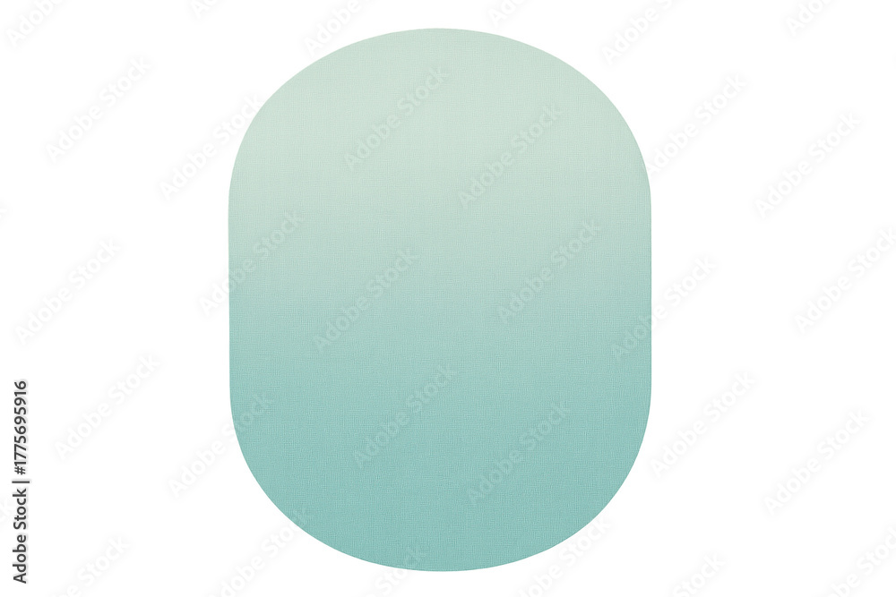Obraz premium Oval abstract pastel gradient shape on transparent background