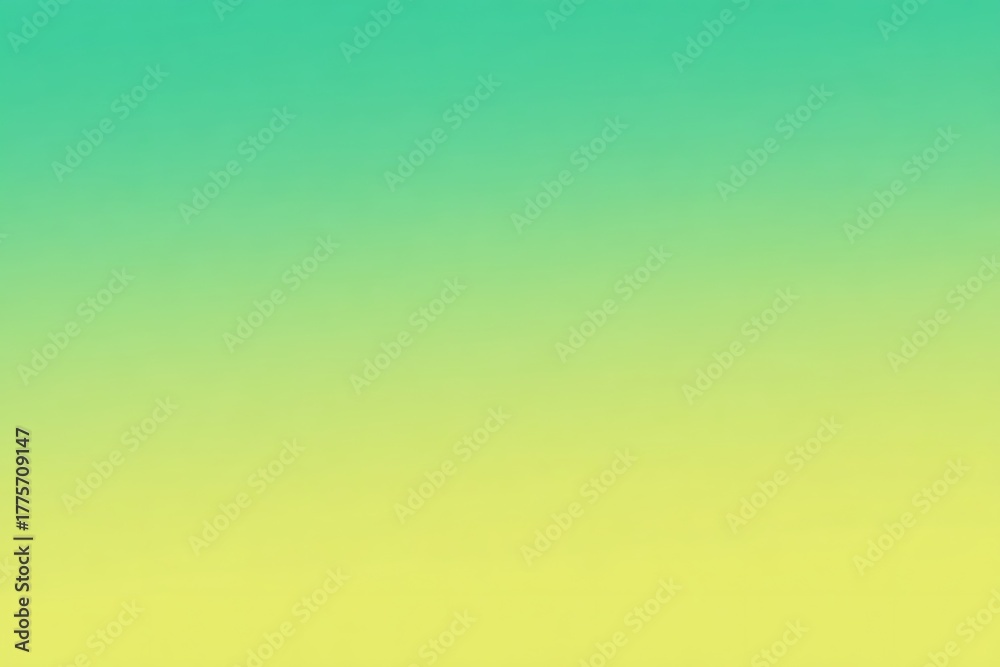Fototapeta premium Smooth mint and yellow color gradient, minimal and abstract.