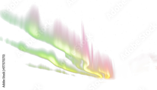 Northern Lights Rainbow Atmospheric Glow PNG Overlay