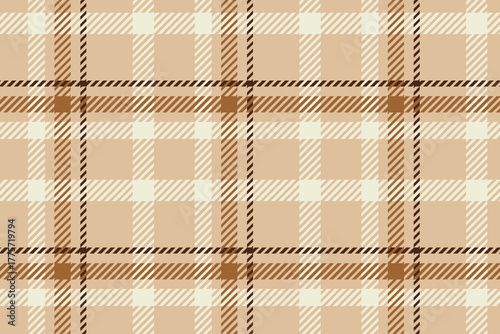 Color twill scotland textile seamless pattern. Fabric texture check tartan plaid. Abstract geometric background for cloth, card, fabric. Monochrome graphic repeating design. Modern squared ornament.