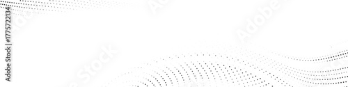 Abstract halftone wavy lines background, smooth digital gradient texture, minimal design flow pattern, light monochrome modern composition, elegant motion and simplicity