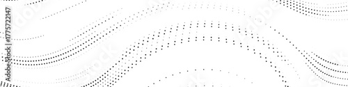 Abstract halftone curved line wave pattern background, smooth gradient flow texture, elegant minimal digital art composition, modern futuristic design with motion illusion