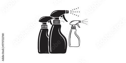 coat conditioning spray duplicate icon vector