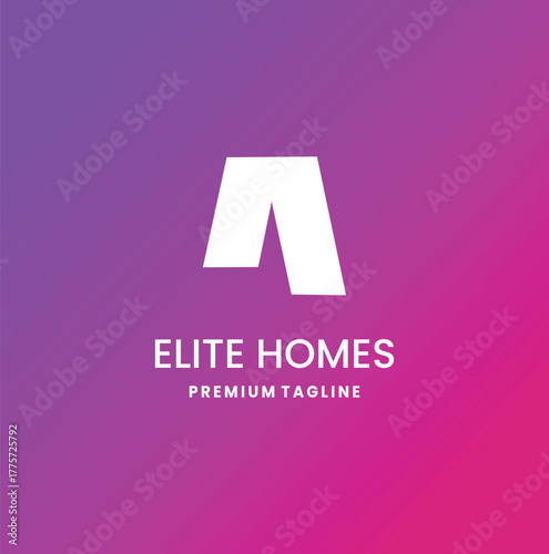 A professional real estate logo representing trust, growth, and modern architecture — perfect for property and construction businesses.