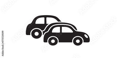 toy car duplicate icon vector