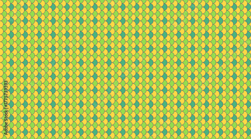 Vibrant, repeating geometric pattern in lime and yellow hues.  Ideal for website backgrounds, textile design, or playful branding.  Evokes feelings of nature and freshness.
