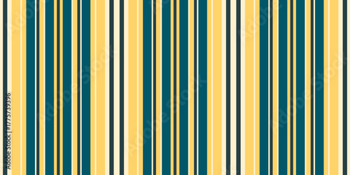 Striped seamless pattern in teal, gold, and cream.  Perfect for textile design, website backgrounds, or any project needing a retro, modern, and elegant touch.