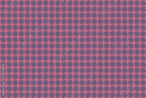 Elegant houndstooth pattern in muted pink and purple hues.  Perfect for textile design, fashion, website backgrounds, or any project needing a sophisticated and subtle texture.