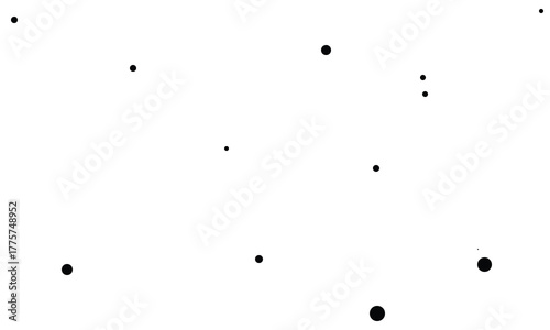 simple abstract background dots background, randomly placed black dots, modern minimalist dost background concept