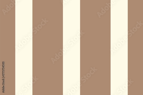 Elegant vertical stripes in mocha and cream, creating a classic and versatile pattern. Ideal for backgrounds, design projects, or adding a touch of simple sophistication.