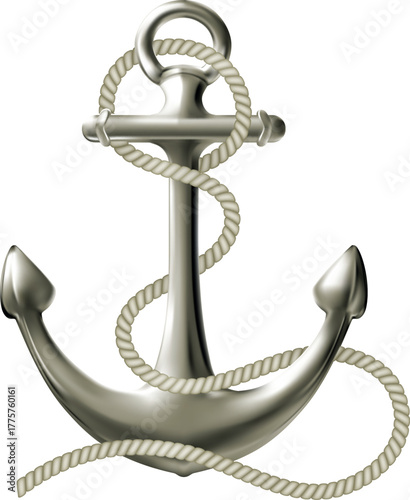 anchor and rope