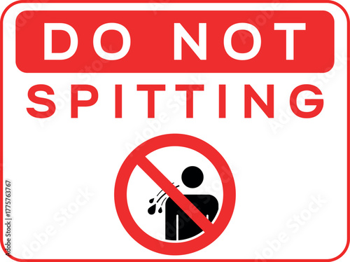 A powerful conceptual image promoting the message “Stop the Spread of the Virus.” It emphasizes key safety measures do not spitting , to prevent the spread of COVID-19