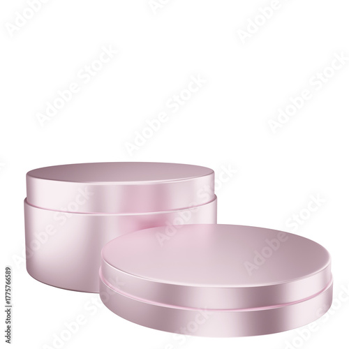 3D Rendered Podium pink