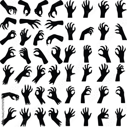 Stylized ghost hand icon with colorful accents and classic typography