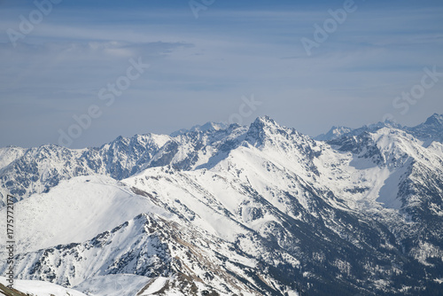 Mountains covered with snow
