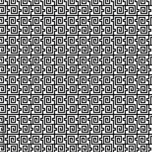 Retro set of minimalist black and white geometric vector pattern posters with 1920s geometric design. Trendy Bauhaus pattern background for cover design, poster and interior