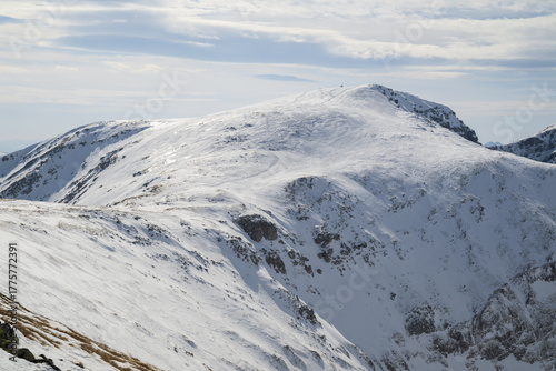 Mountains covered with snow
