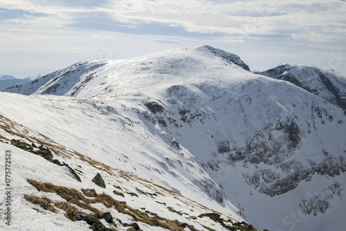 Mountains covered with snow

