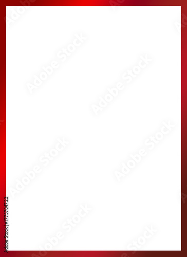 Shades of Red Border Frame Template Portrait