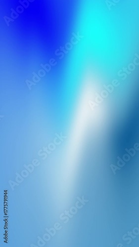 A stunning abstract background features a blue sea gradient, creating a calming effect. The soft color transition evokes serenity and peace