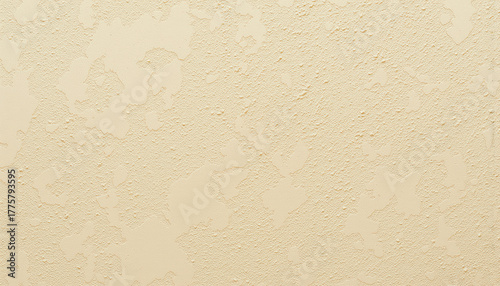 Pared de estuco rugoso, textura vista desde arriba, marcas de llana, desconchones, color beige crema marfil cálido, estilo mediterráneo, superficie con patrón detallado. Fondo mural texturizado vacío.