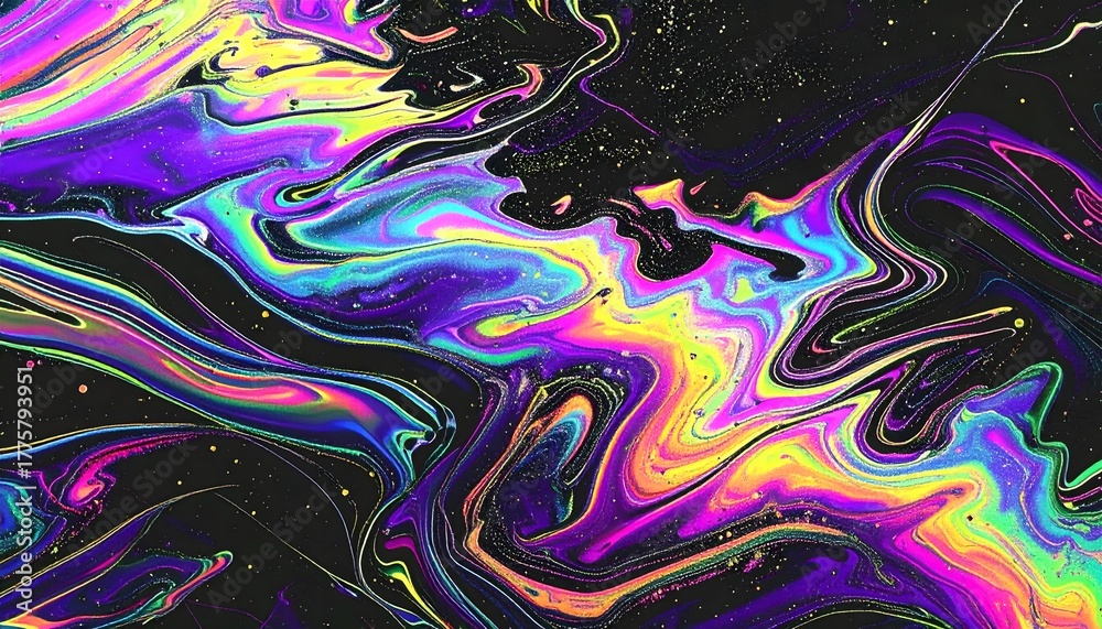 Naklejka premium High Quality Glitch Effect – Digital Abstract Premium Texture