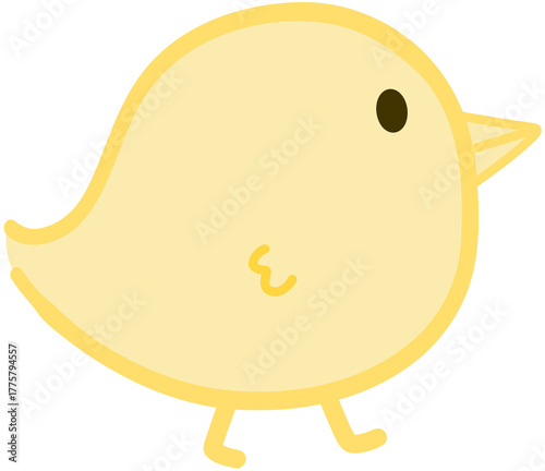 컬러 병아리 캐릭터