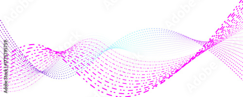 abstract pink background Neon Flow: Dynamic Magenta and Purple Wavy Lines Abstract Energy Waves: Cyberpunk Technology Background