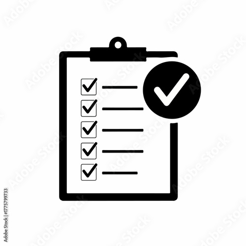 Checklist and Task Management Clipboard Icon