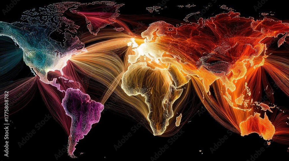 Obraz premium Global Connections