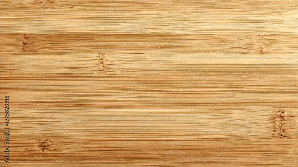 Naklejka premium Natural Bamboo Wood Grain Texture Background for Mockups, Design Templates, and Product Presentations