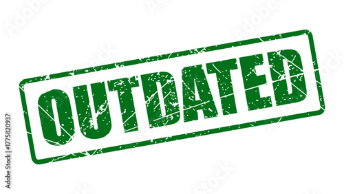 Outdated stamp with grunge texture