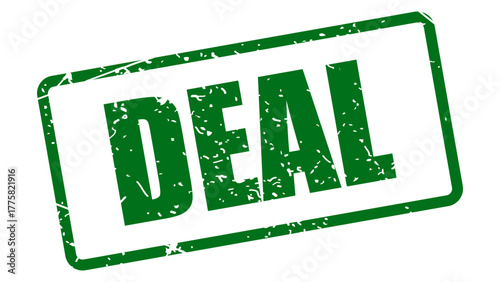 Deal  stamp with grunge texture