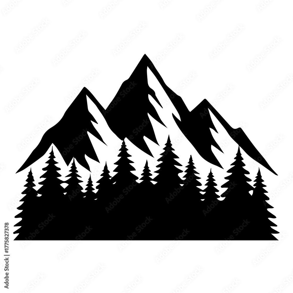 Obraz premium Mountain Evergreen