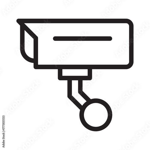 CCTV camera icon representing surveillance, monitoring, and video security.