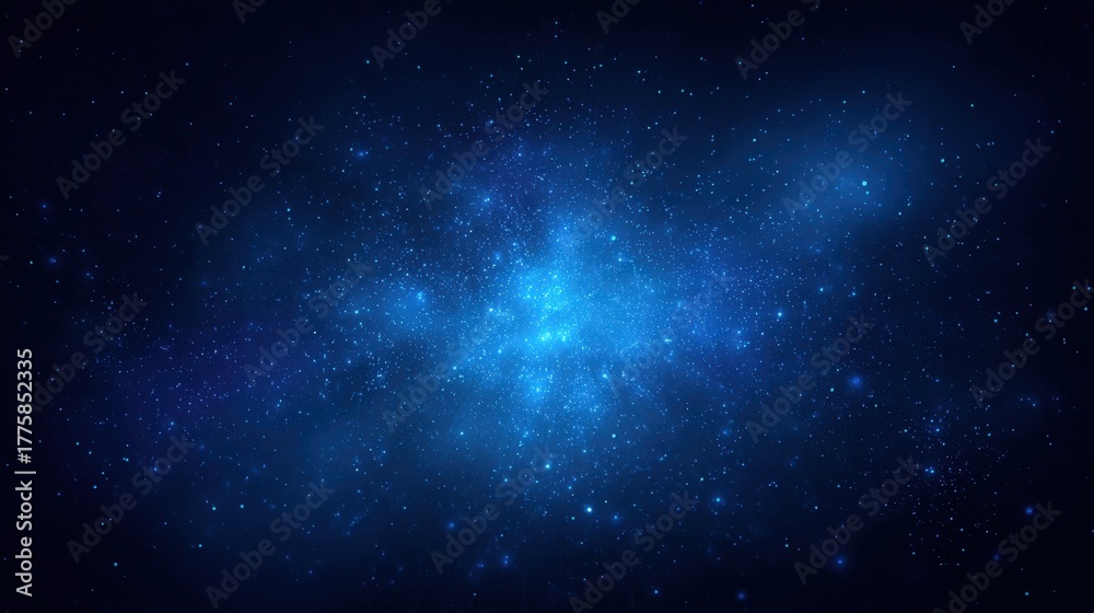 Fototapeta premium Nebula Cloud Formation in Deep Space, Digital Art Background for Science Fiction and Cosmic Exploration