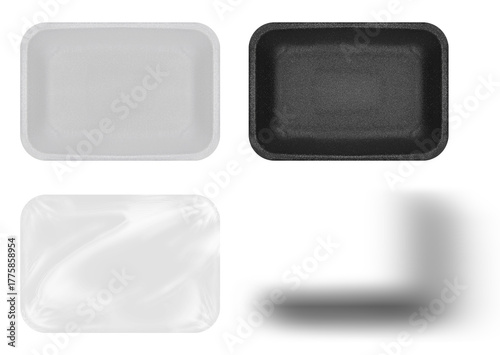 STYROFOAM TRAY FOR COLD CUTS - HAM, CHEESE, MORTADELLA, MEAT AND OTHERS