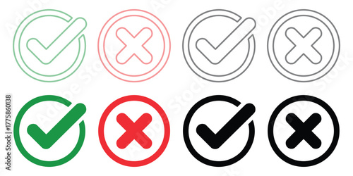 Digital technology, data security, mobile, and cryptocurrency outline icons