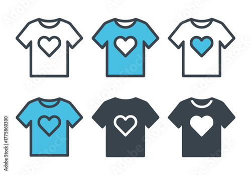 Pair of black silhouette american football helmet vector icons illustration