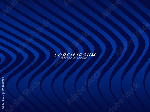 Premium background design with dark blue luxury motif. Vector horizontal template, for digital lux business banners, contemporary formal invitations, luxury vouchers, gift certificates, etc.	